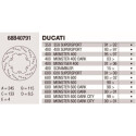 Disco freno Brembo DP 245X4 68B40791BRE