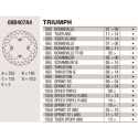 Disco freno Brembo DP 255X5 68B407A4BRE