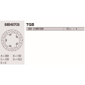 Disco freno Brembo DP 260X5 68B407C6BRE