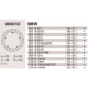 Disco freno Brembo DP 276X5 68B407C8BRE