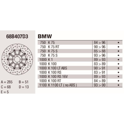 Disco freno Brembo DP 285X5