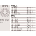 Disco freno Brembo 300X5 68B407G5BRE