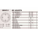 Disco freno Brembo DP 210X5 68B407J1BRE