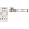 Disco freno Brembo DP 240X5 68B407J6BRE