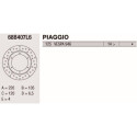 Disco freno Brembo DP 220X4 68B407L6BRE