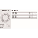 Disco freno Brembo DP 240X5 68B407L9BRE