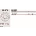 Disco freno Brembo DP 260X3