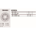 Disco freno Brembo DP 296X5 78B40824BRE