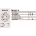 Disco freno Brembo DC 305X4.5