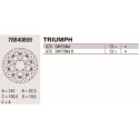 Disco freno Brembo DC 310X4 78B40859BRE