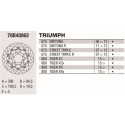 Disco freno Brembo DP 310X5 78B40862BRE