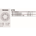 Disco freno Brembo DC 300X5 78B408A5BRE