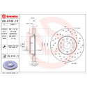 Set di 2 dischi freno BREMBO 09.9145.1X