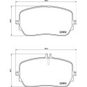 Set di 4 pastiglie freno BREMBO P 50 149