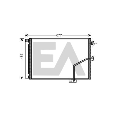 Condensatore, aria condizionata EACLIMA 30C50049ELA