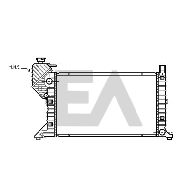 Radiatore, raffreddamento motore EACLIMA 31R50154ELA