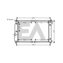Radiatore, raffreddamento motore EACLIMA 31R20048ELA
