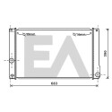 Radiatore, raffreddamento motore EACLIMA 31R71260ELA