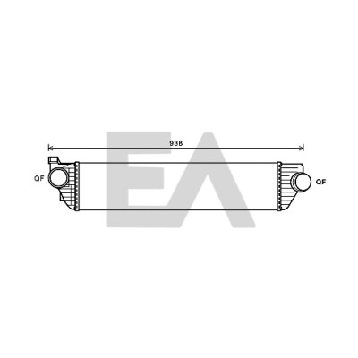 Raffreddatore dell'aria di aspirazione EACLIMA 36A60041ELA