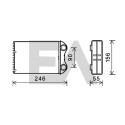 Radiatore riscaldante EACLIMA 45C07013ELA
