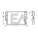 Radiatore, raffreddamento motore EACLIMA 31R30050ELA