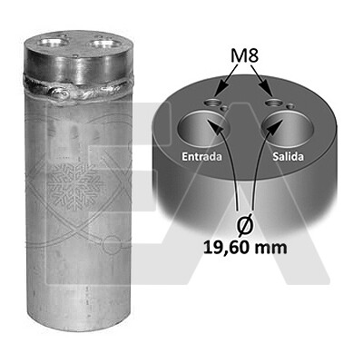 Filtro disidratatore, aria condizionata EACLIMA 70B0001ELA