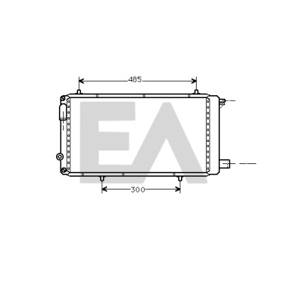Radiatore, raffreddamento motore EACLIMA 31R10056ELA