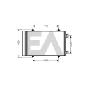 Condensatore, aria condizionata EACLIMA 30C10025ELA