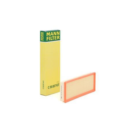 MANN-FILTER C 36 002 Filtro Aria Auto - Qualità Primo Equipaggiamento, Dimensioni 359x147x43 Mm