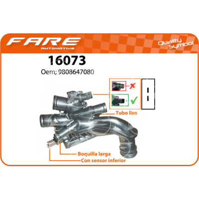 Termostato liquido refrigerante FARE SA 16073
