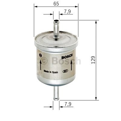 Filtro carburante BOSCH 0 450 905 974