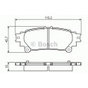Set di 4 pastiglie freno BOSCH 0 986 495 174