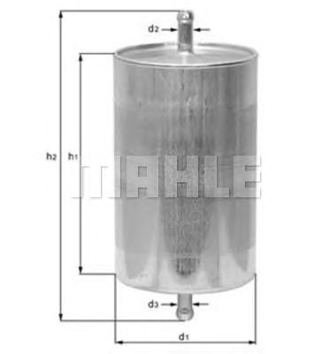 Filtro carburante MAHLE ORIGINAL KL24/1