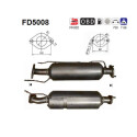 Filtro antiparticolato / particellare, Impianto gas scarico