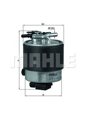 Filtro carburante MAHLE ORIGINAL KL 440/19