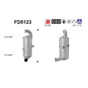 Filtro antiparticolato/particolato, sistema di scarico AS FD5123