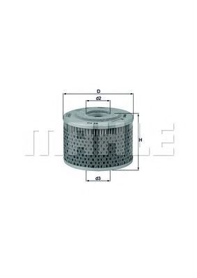 Filtro olio MAHLE ORIGINAL OX 16D