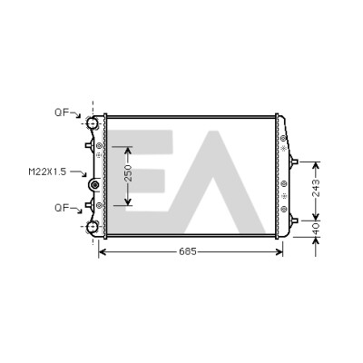Radiatore, Raffreddamento motore