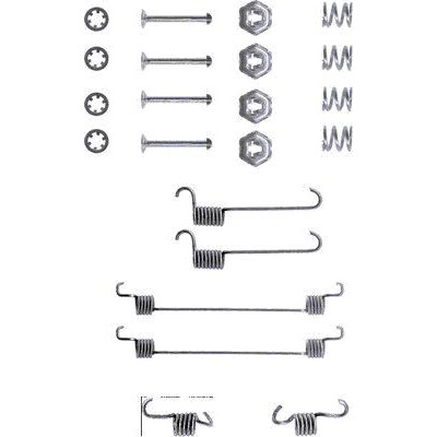 Kit accessori, ganasce freno HELLA 8DZ 355 200-061