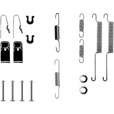Kit accessori, ganasce freno HELLA 8DZ 355 200-081