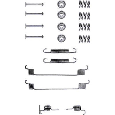 Kit accessori, ganasce freno HELLA 8DZ 355 200-101