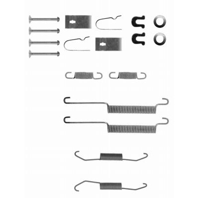 Kit accessori, ganasce freno HELLA 8DZ 355 200-121