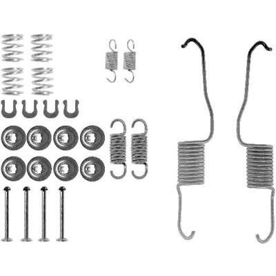 Kit accessori, ganasce freno HELLA 8DZ 355 200-161