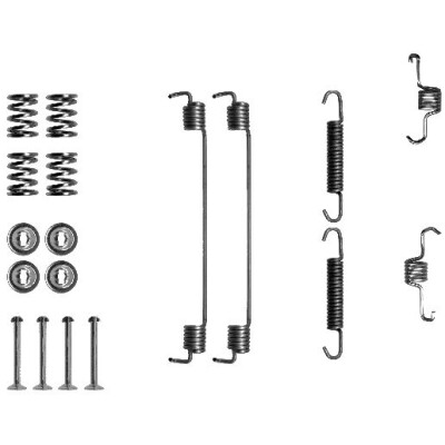 Kit accessori, ganasce freno HELLA 8DZ 355 200-671