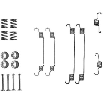 Kit accessori, ganasce freno HELLA 8DZ 355 200-681