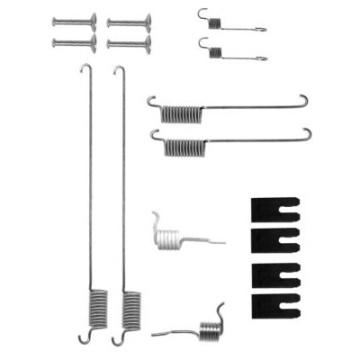 Kit accessori, ganasce freno HELLA 8DZ 355 200-721