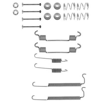 Kit accessori, ganasce freno HELLA 8DZ 355 200-811