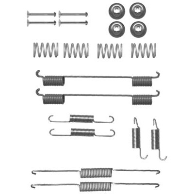 Kit accessori, ganasce freno HELLA 8DZ 355 200-821