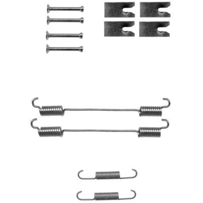 Kit accessori, ganasce freno HELLA 8DZ 355 200-831