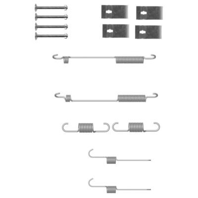 Kit accessori, ganasce freno HELLA 8DZ 355 200-941